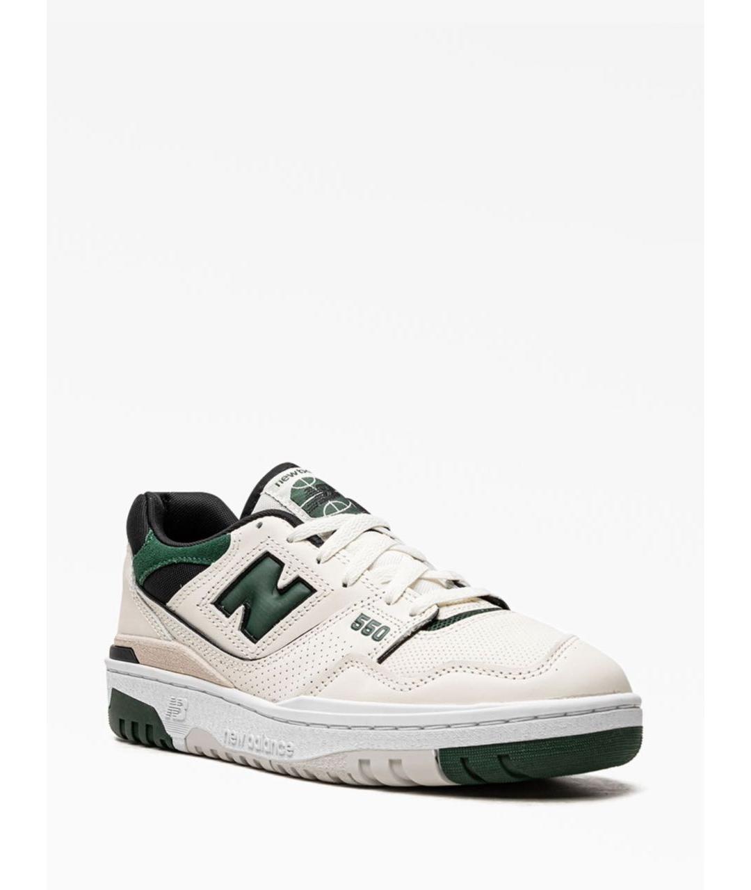 NEW BALANCE Зеленые кожаные кроссовки, фото 2