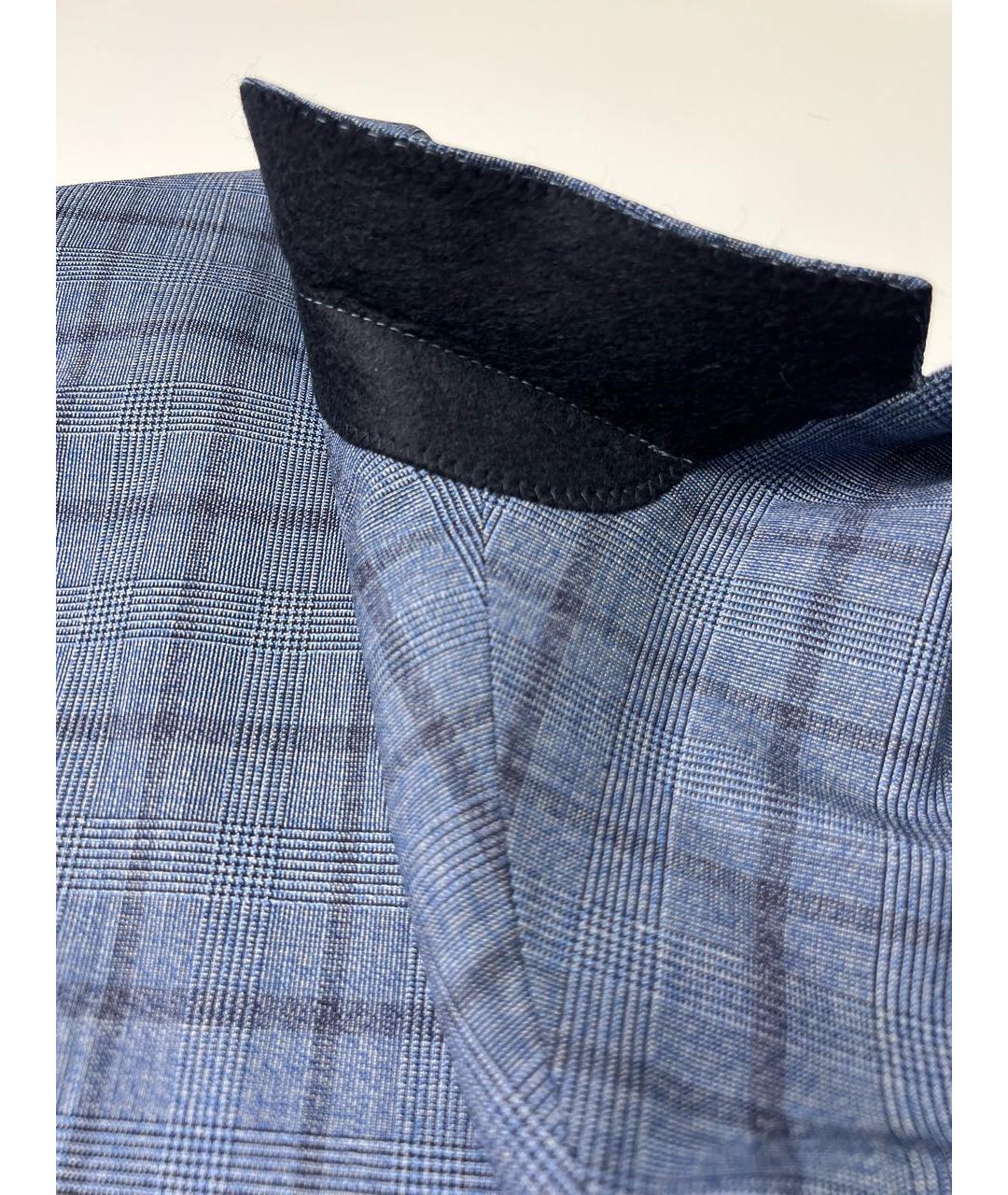 HUGO BOSS Голубой шерстяной пиджак, фото 8