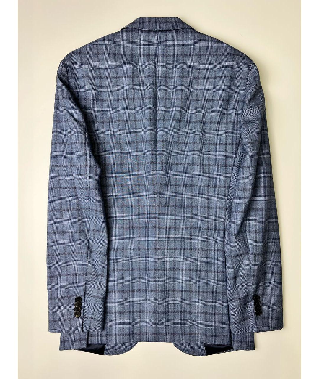 HUGO BOSS Голубой шерстяной пиджак, фото 2