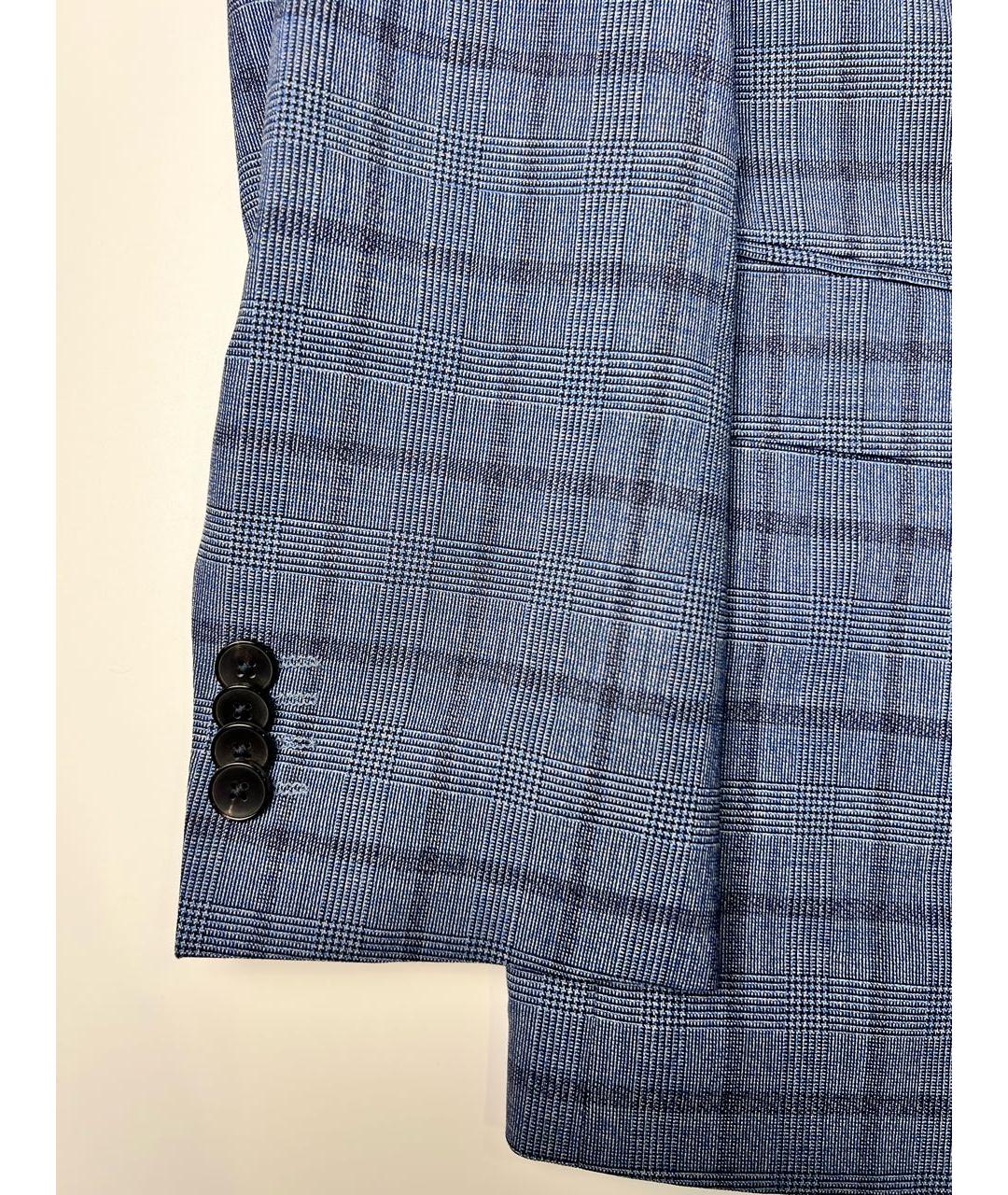 HUGO BOSS Голубой шерстяной пиджак, фото 7