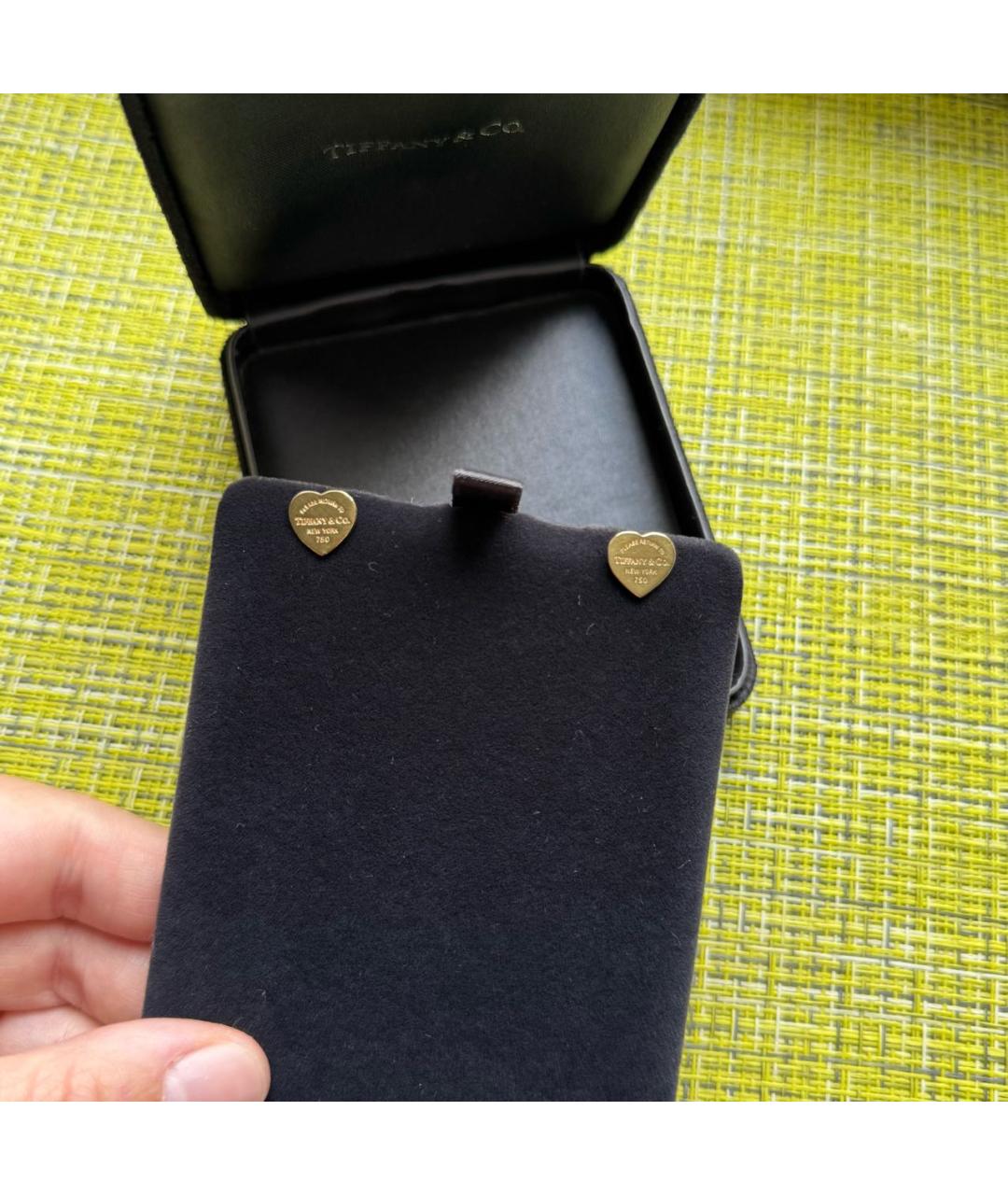 TIFFANY&CO Золотые серьги из желтого золота, фото 5