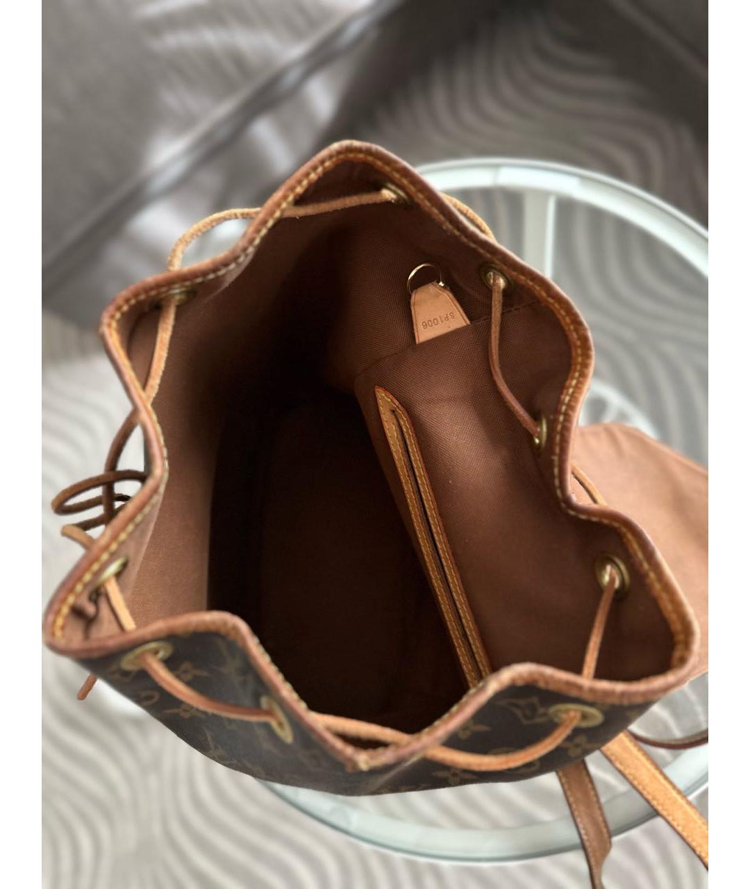 LOUIS VUITTON Кожаный рюкзак, фото 4