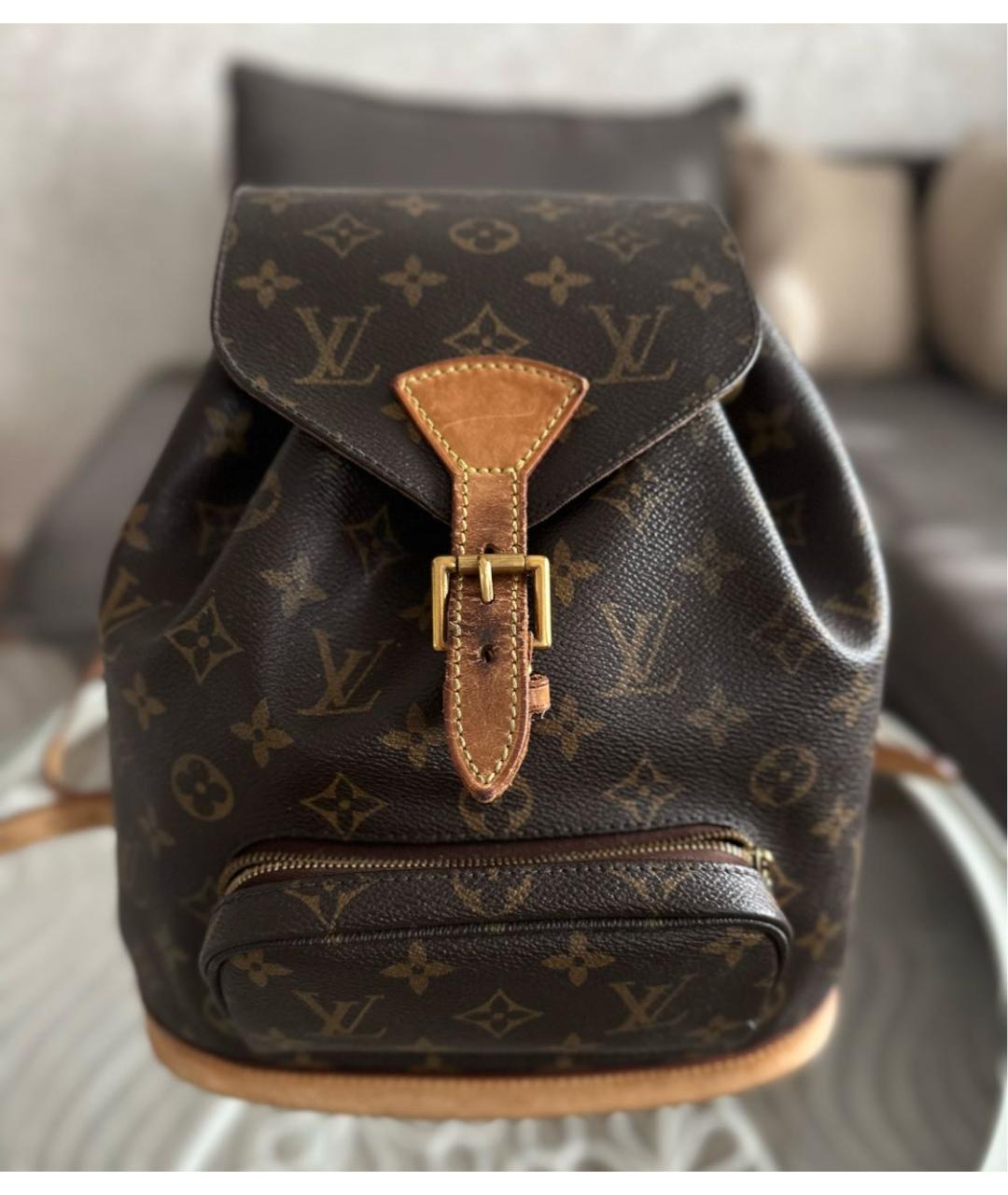 LOUIS VUITTON Кожаный рюкзак, фото 7