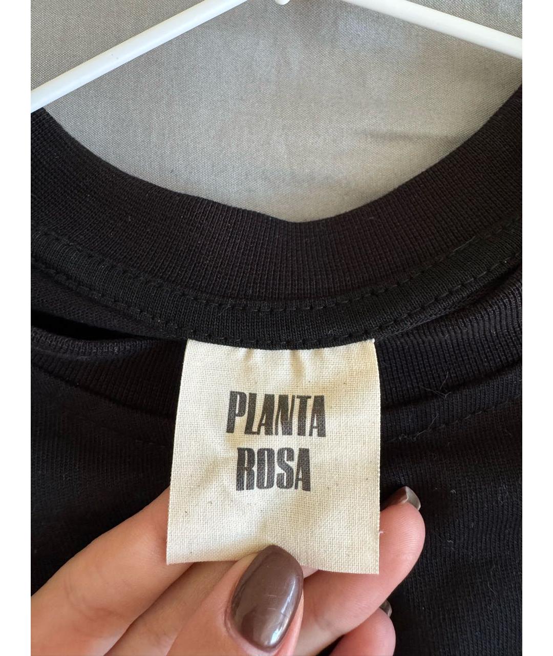 PLANTA ROSA Черный хлопковый джемпер / свитер, фото 3