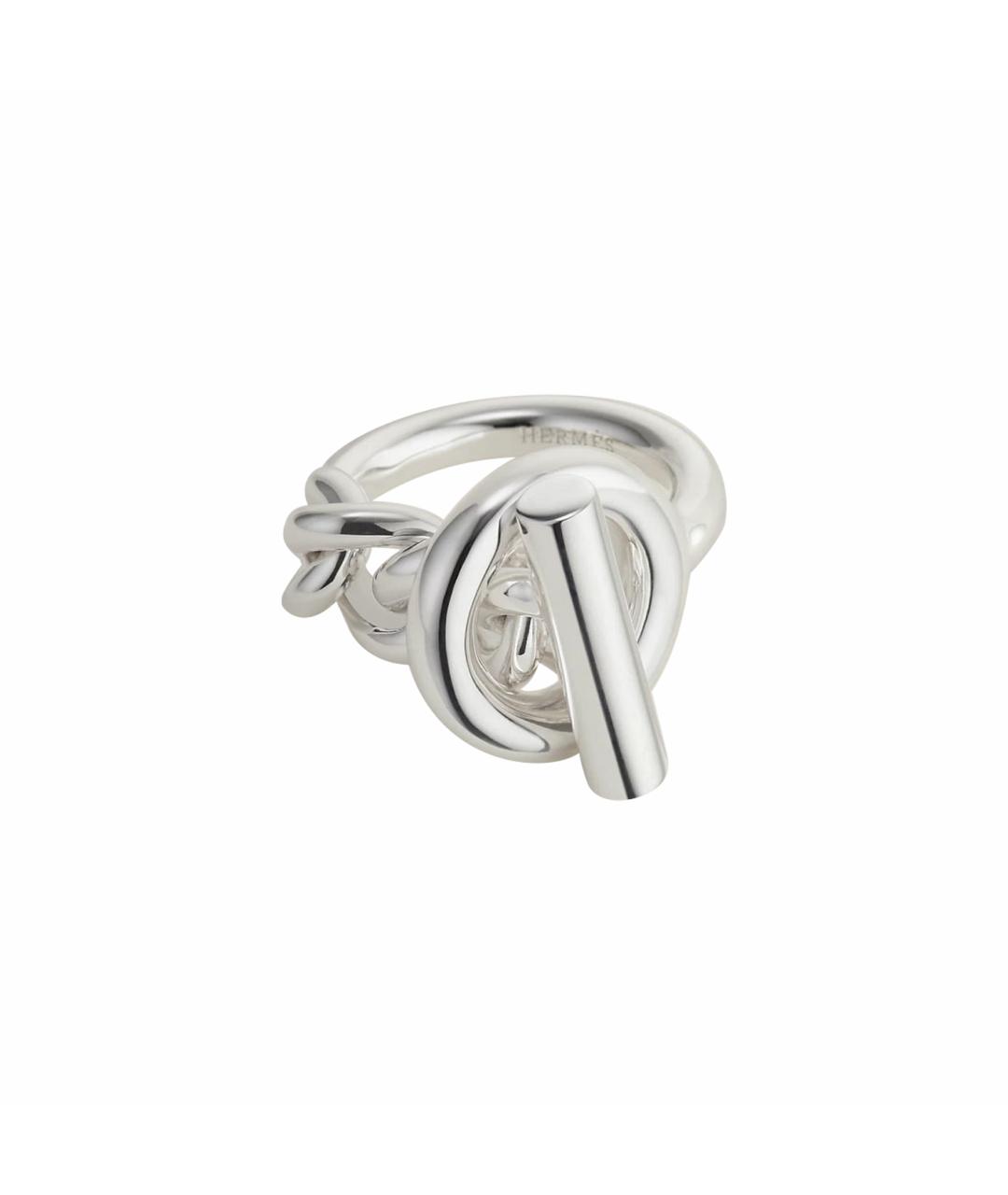 HERMES Серебряное серебряное кольцо, фото 1