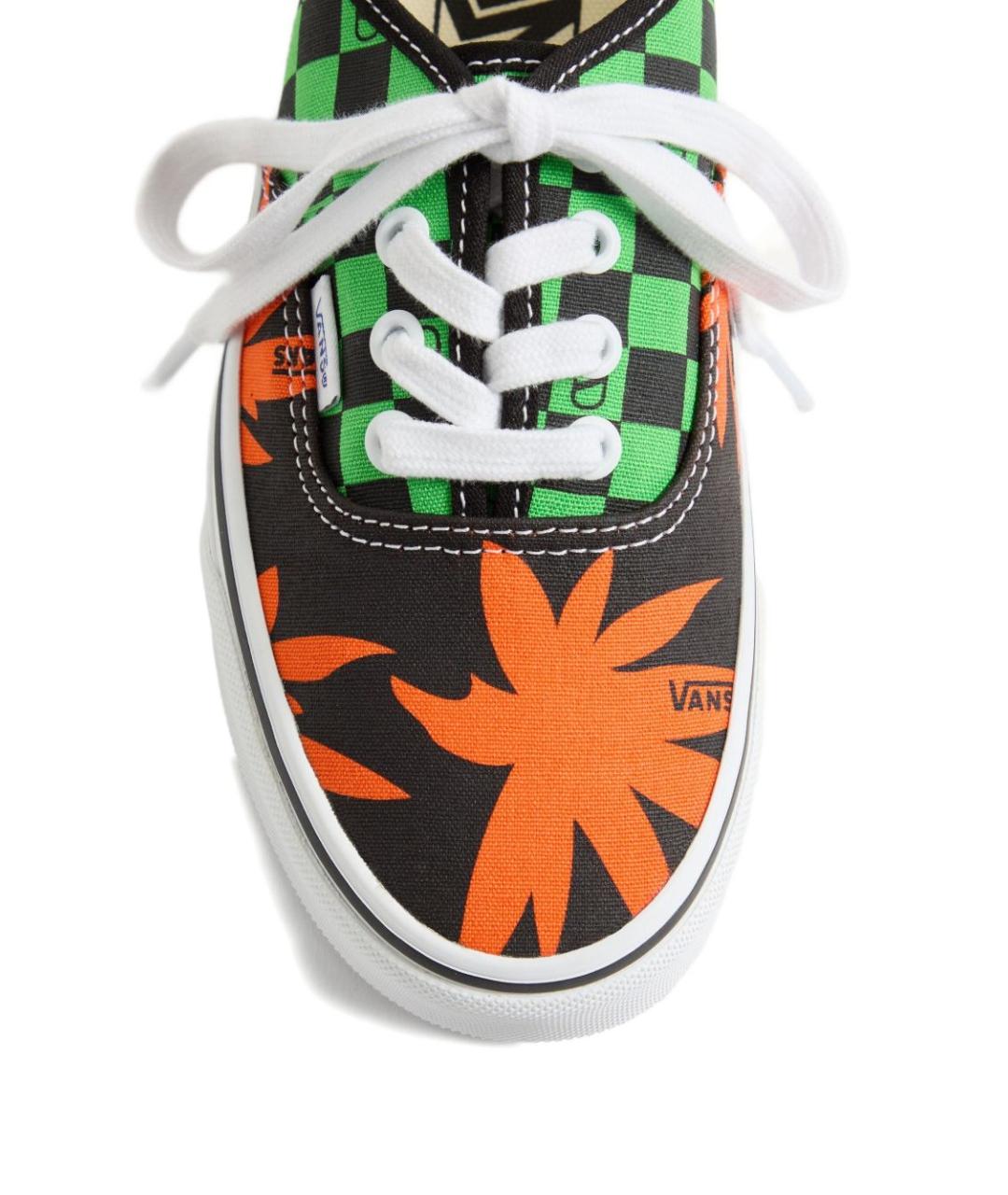 VALENTINO Зеленые текстильные кеды, фото 2