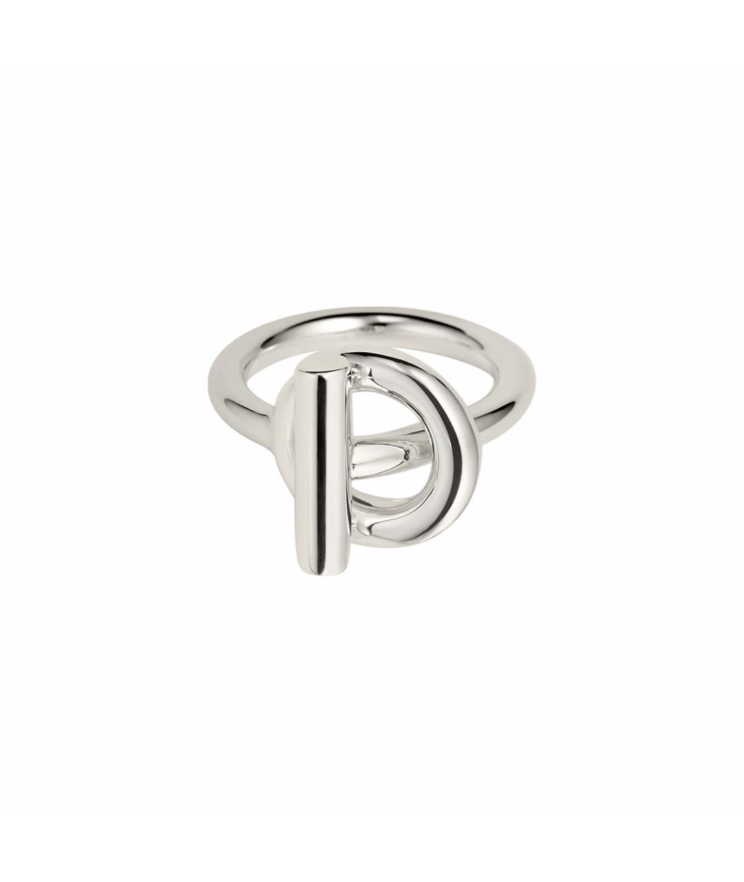 HERMES Серебряное серебряное кольцо, фото 1