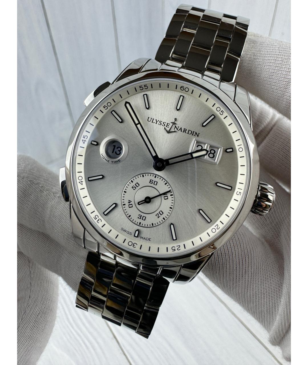 Ulysse Nardin Серые часы, фото 3
