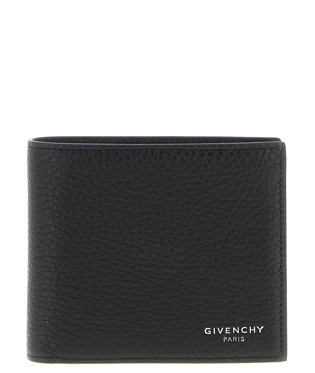 GIVENCHY Черный кожаный кошелек, фото 1