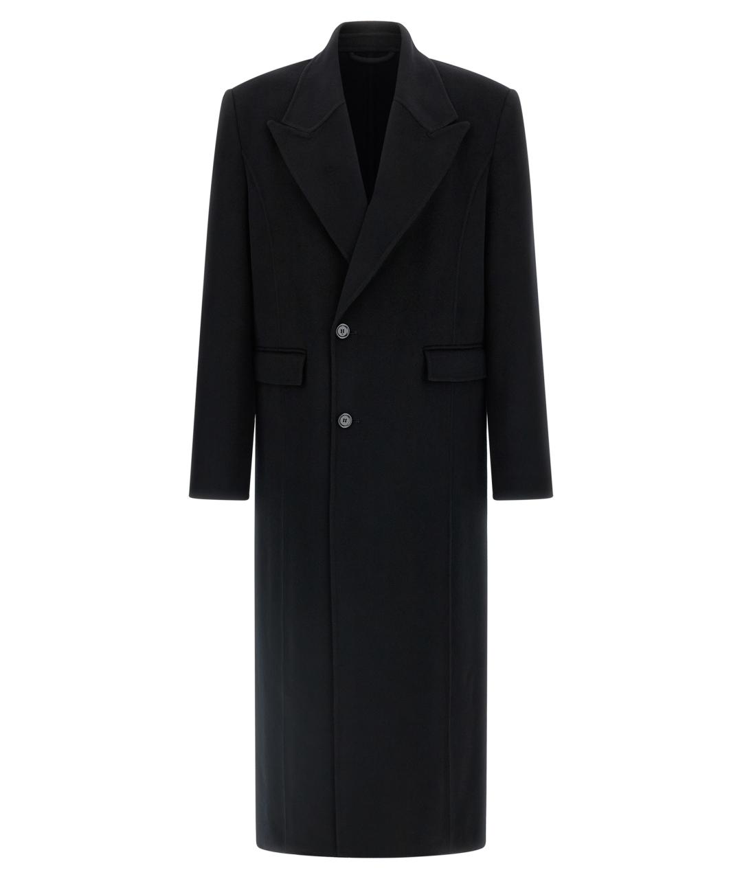 SEFR Черное шерстяное пальто, фото 1