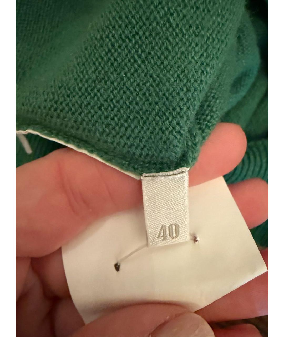 MIU MIU Зеленый кашемировый джемпер / свитер, фото 2