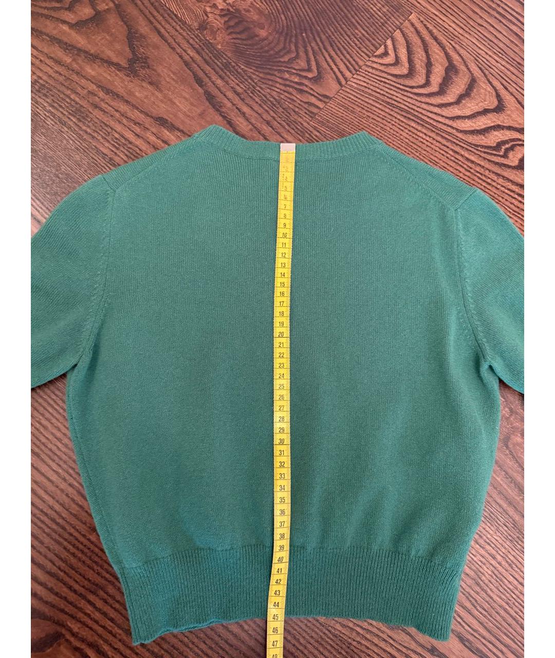 MIU MIU Зеленый кашемировый джемпер / свитер, фото 5