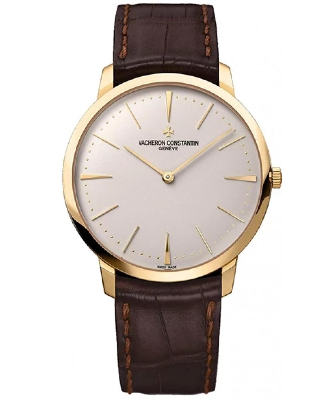 VACHERON CONSTANTIN Белые часы из желтого золота, фото 9