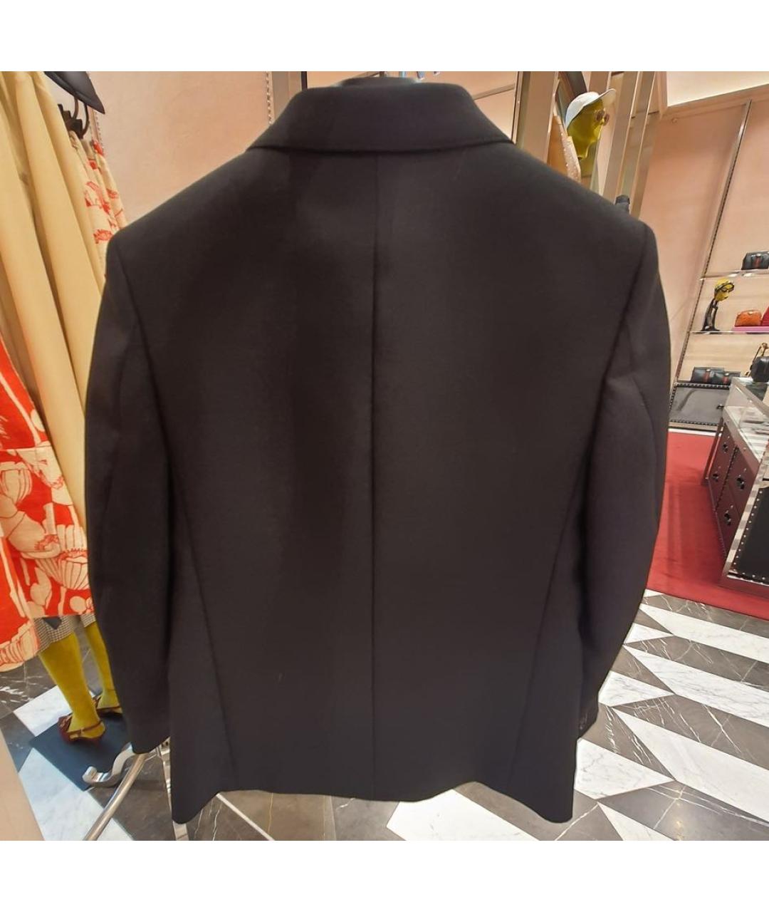 GUCCI Черный шерстяной жакет/пиджак, фото 3