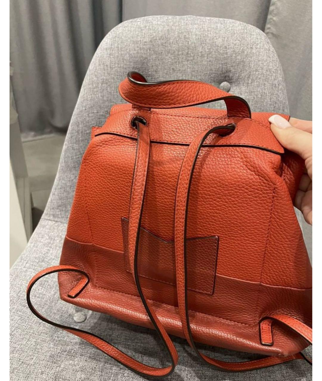 MICHAEL KORS Красный кожаный рюкзак, фото 2