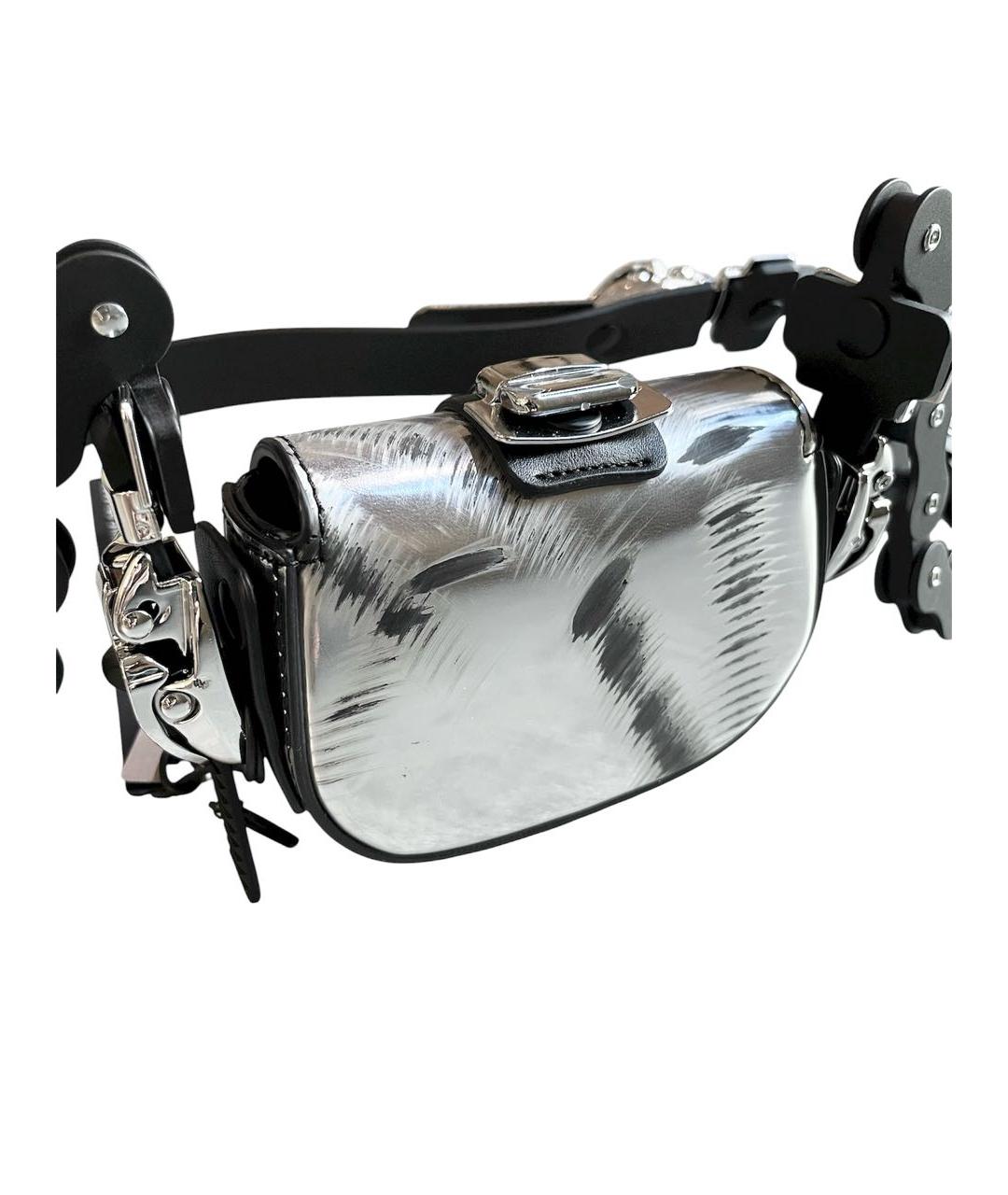 INNERRAUM Серебряная сумка через плечо, фото 3