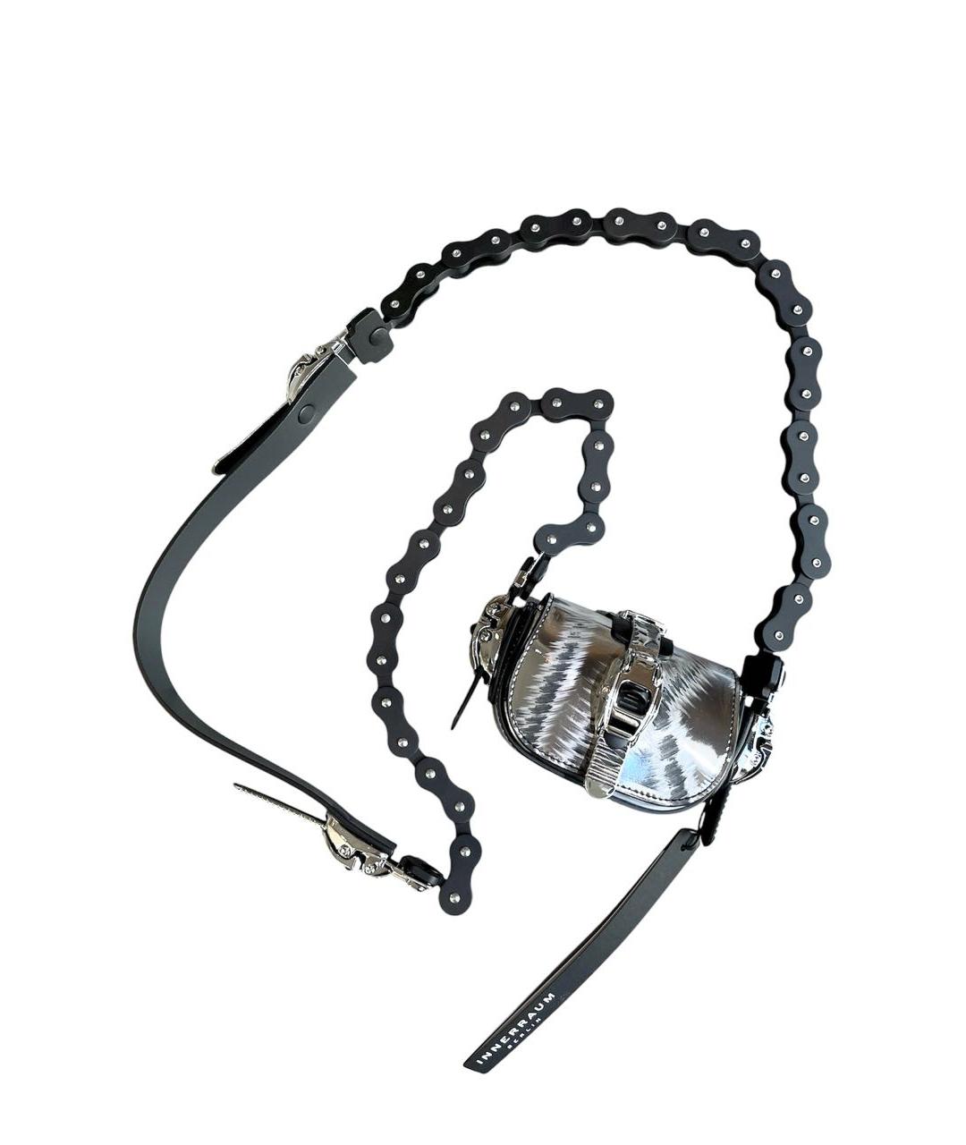 INNERRAUM Серебряная сумка через плечо, фото 1