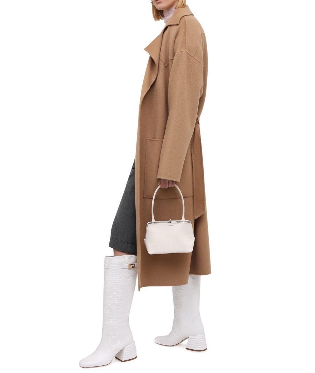 FENDI Белые кожаные сапоги, фото 3