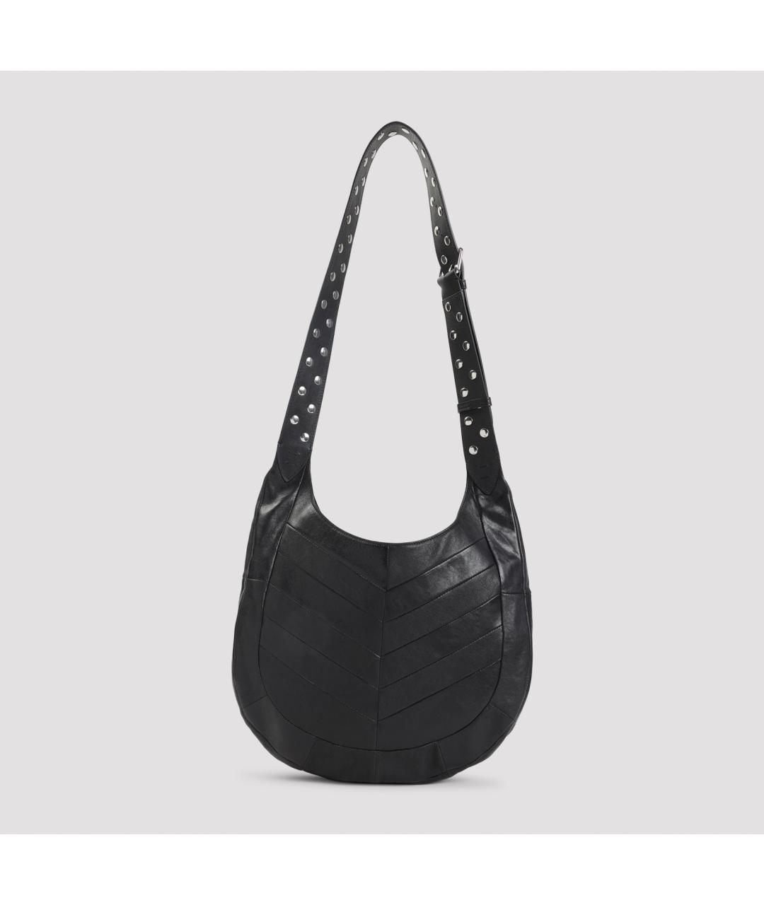 VALENTINO Черная кожаная сумка через плечо, фото 4