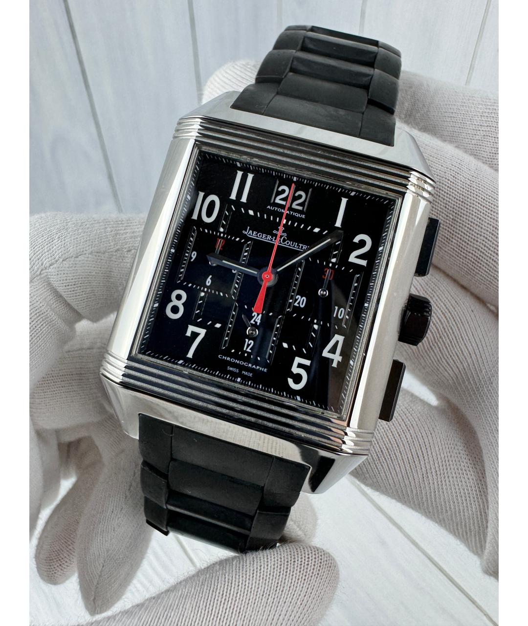 Jaeger LeCoultre Черные часы, фото 3