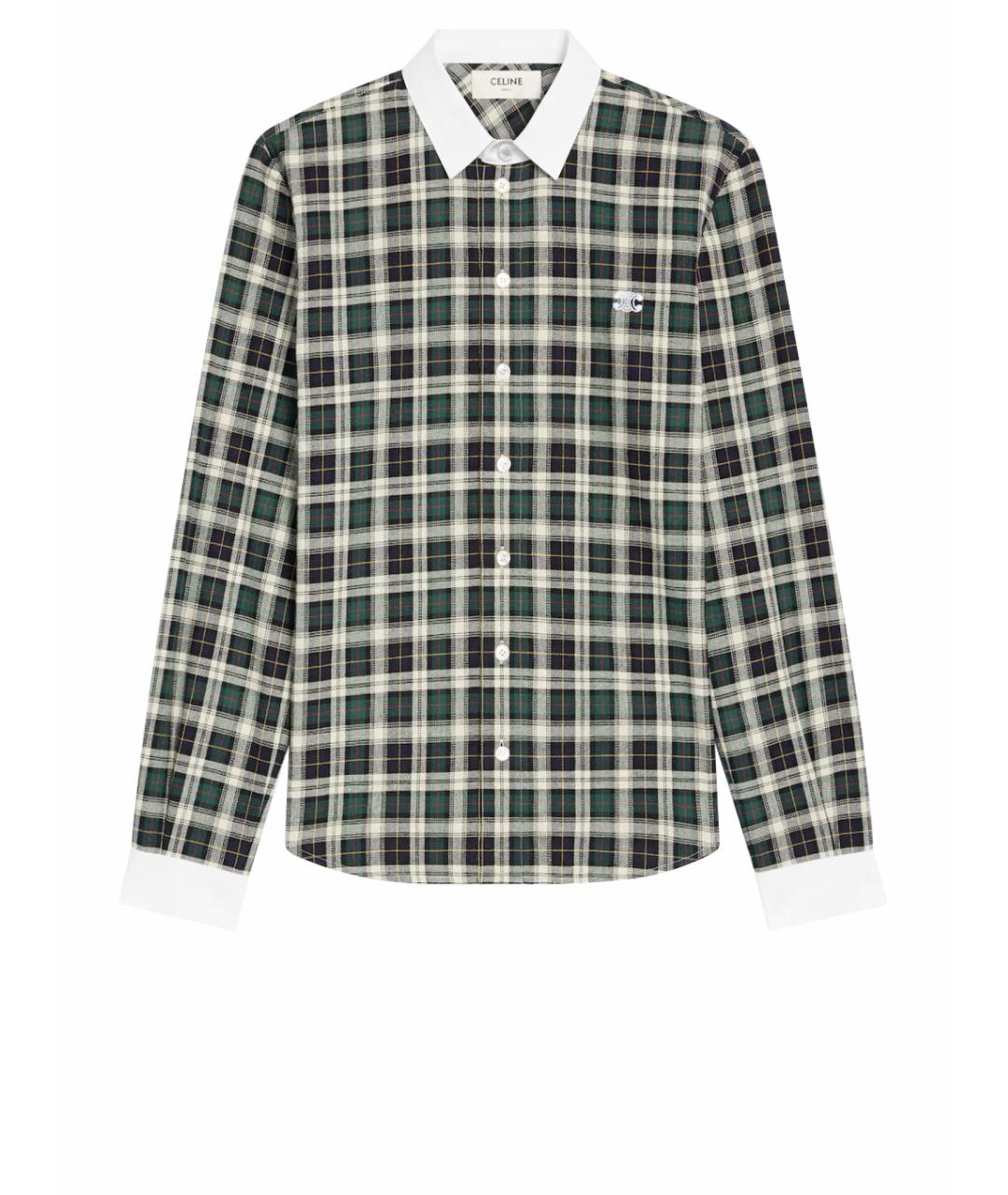 CELINE Мульти хлопковая рубашка, фото 1