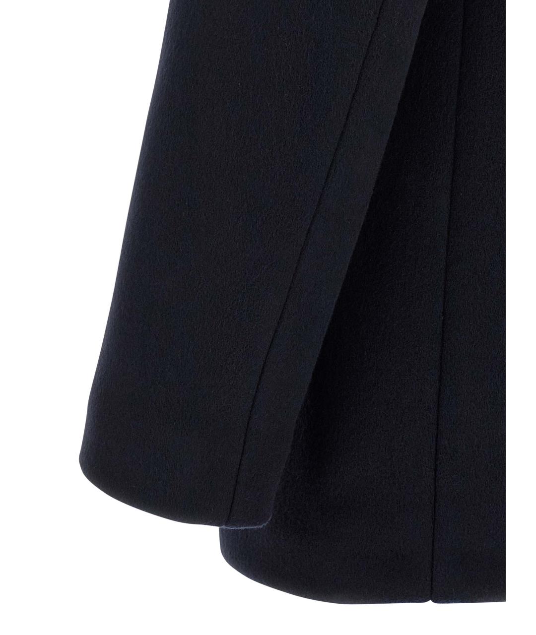 GIVENCHY Темно-синее шерстяное пальто, фото 4