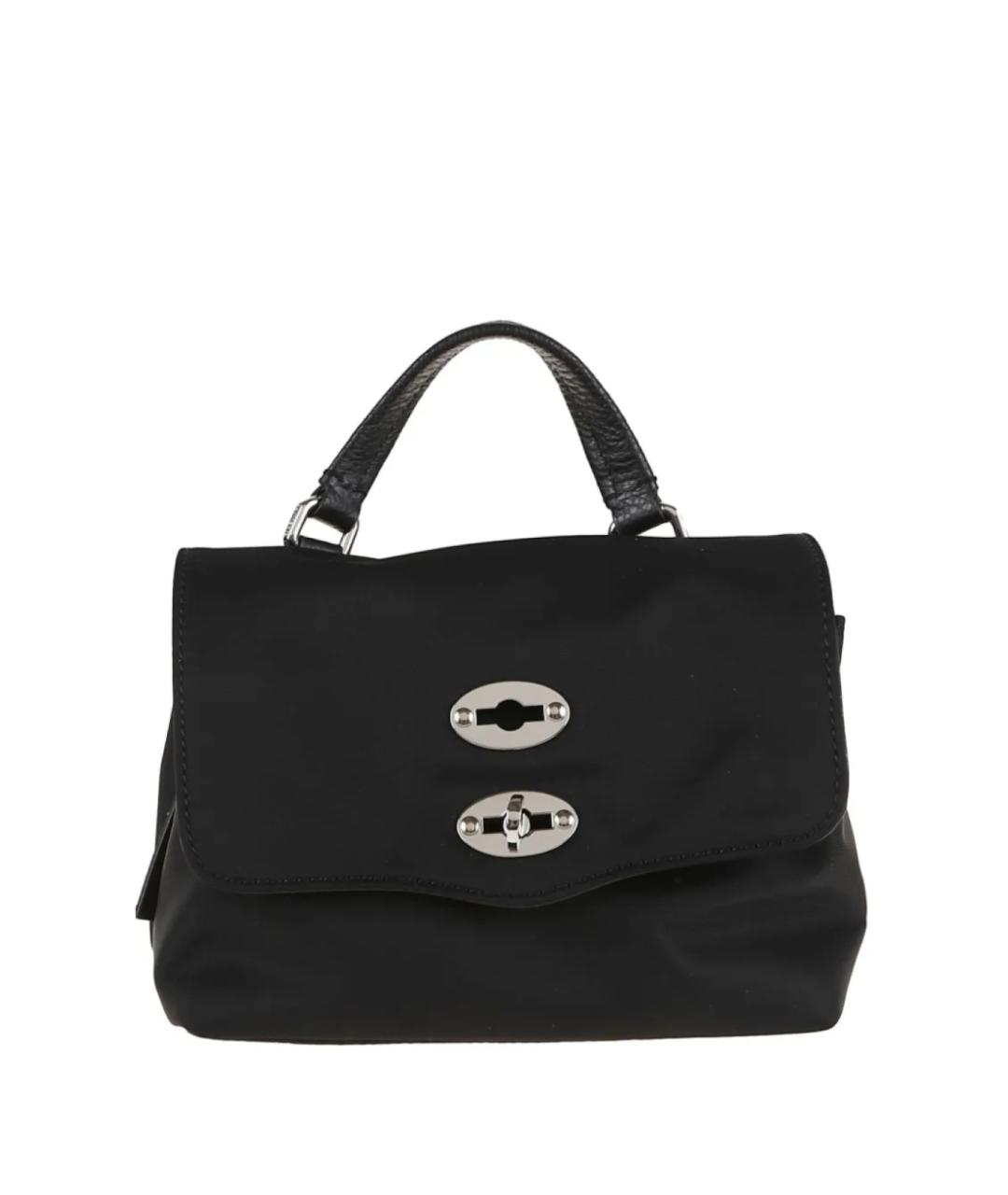 ZANELLATO Черная синтетическая сумка на плечо, фото 10