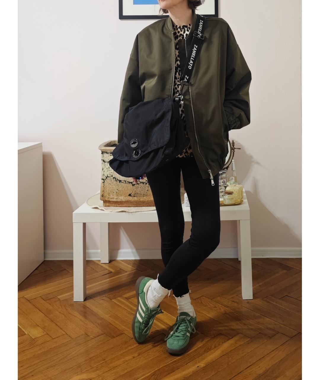 ZANELLATO Черная синтетическая сумка на плечо, фото 7