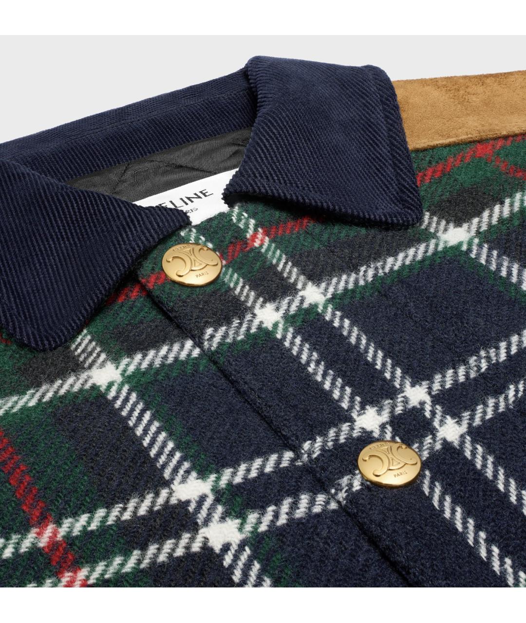 CELINE Мульти шерстяная куртка, фото 5