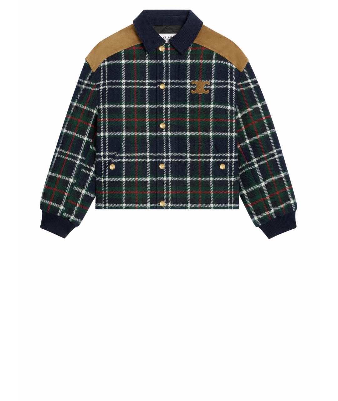 CELINE Мульти шерстяная куртка, фото 1