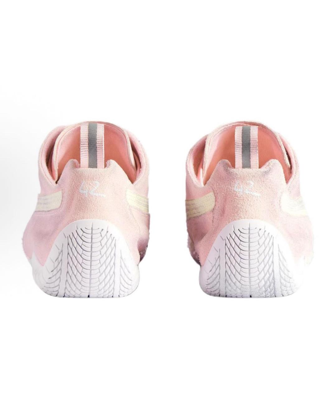 BALENCIAGA Розовые замшевые кеды, фото 4