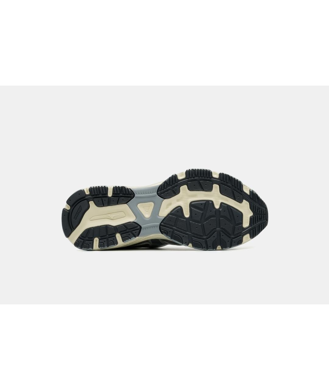 MIZUNO Серые текстильные низкие кроссовки / кеды, фото 5