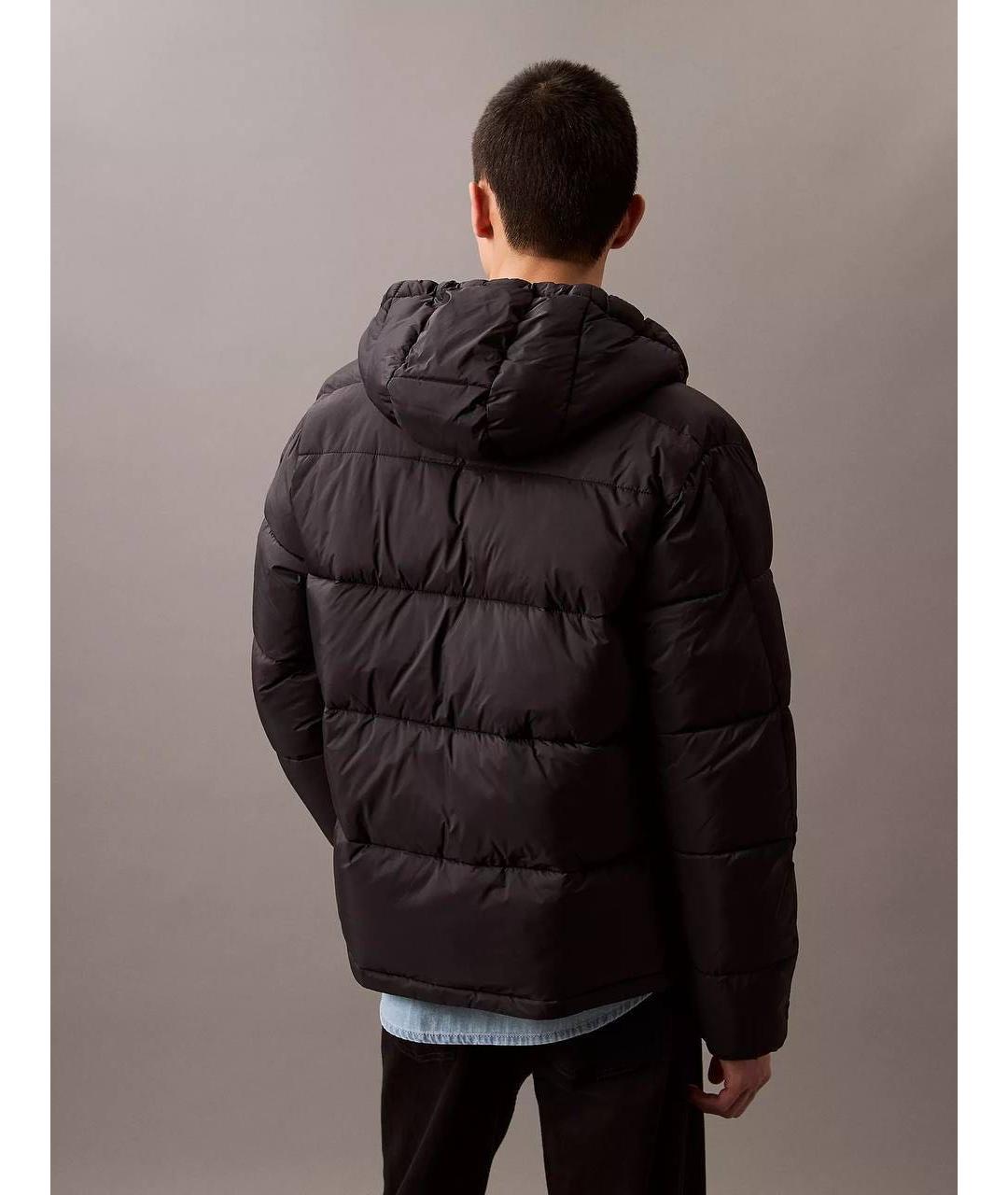 CALVIN KLEIN Черный пуховик, фото 3