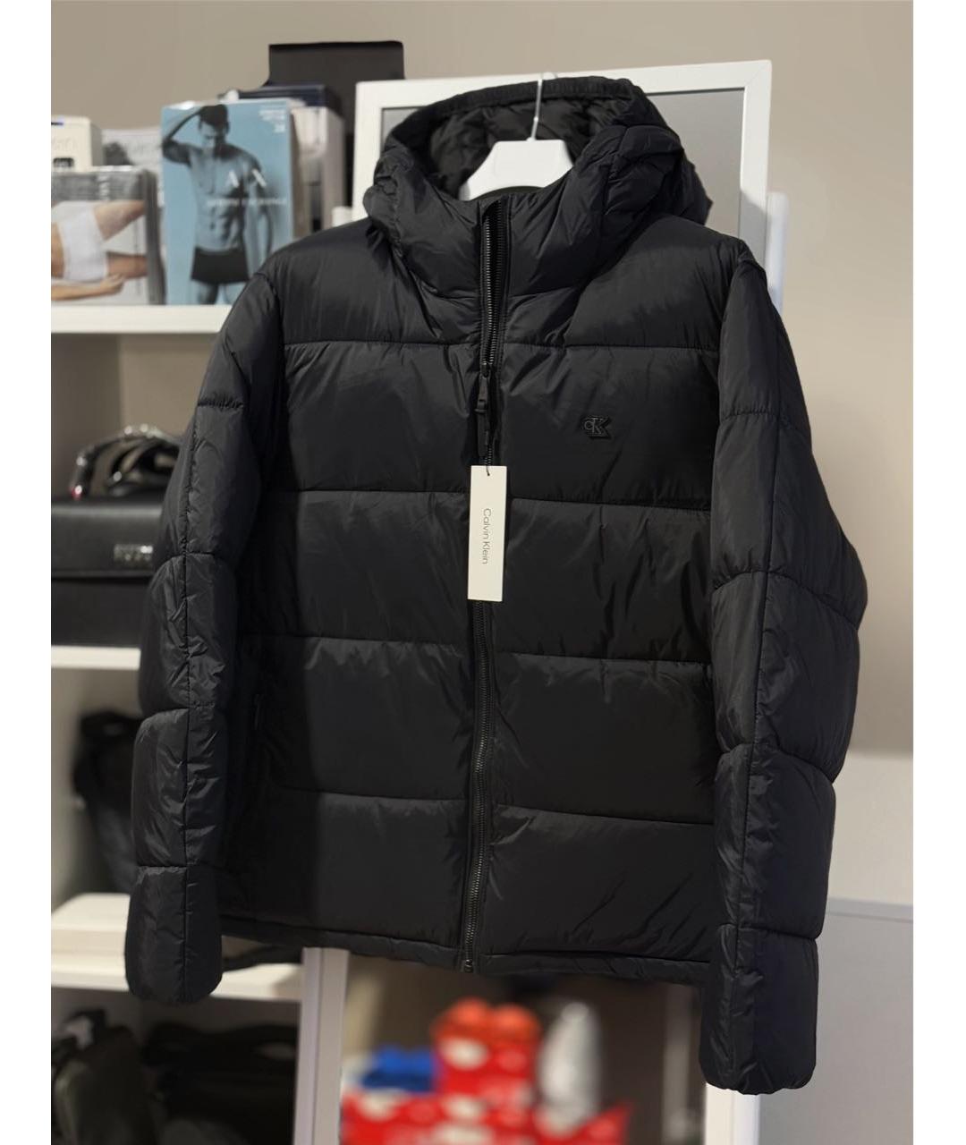 CALVIN KLEIN Черный пуховик, фото 5