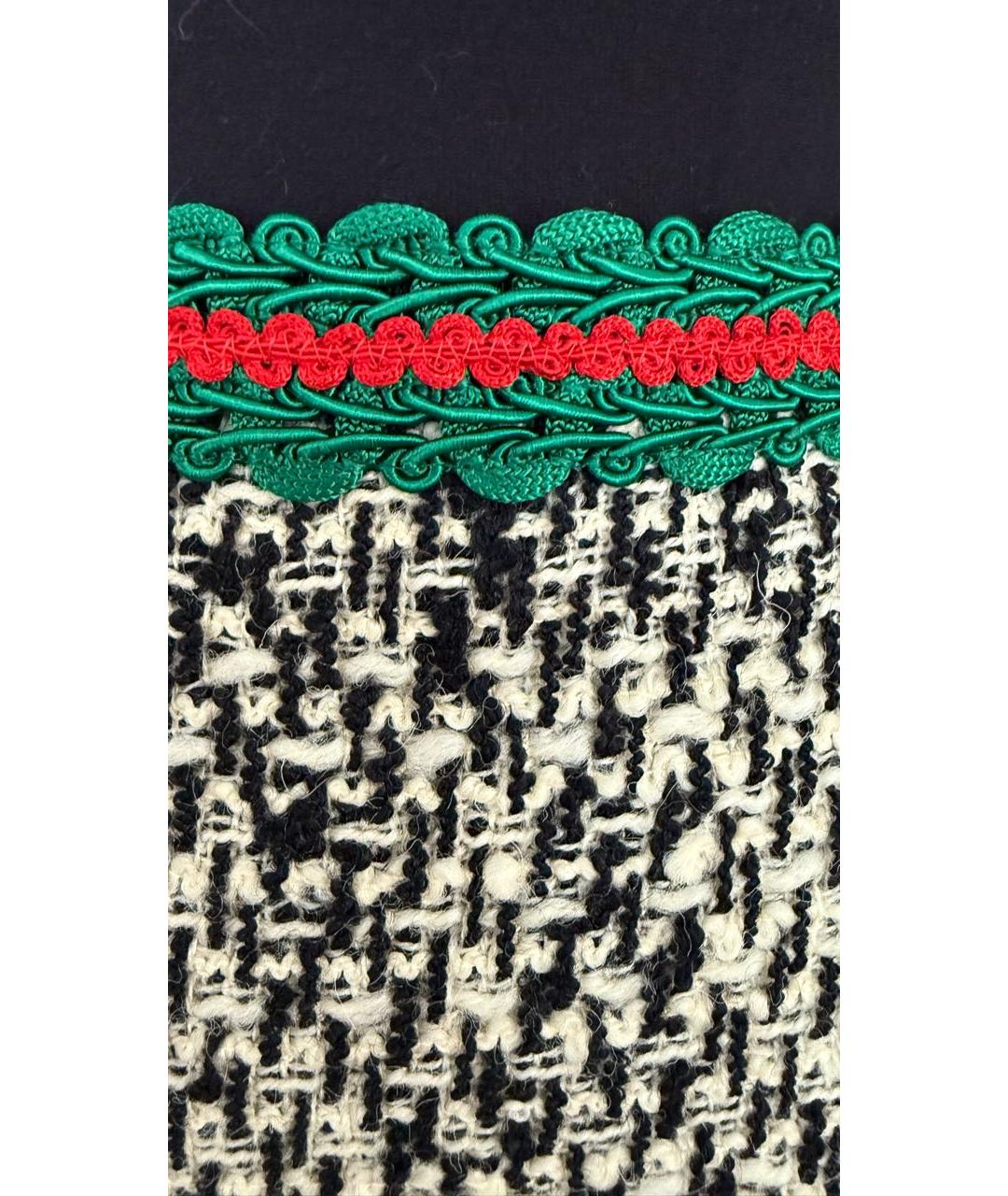 GUCCI Мульти шерстяная юбка мини, фото 4