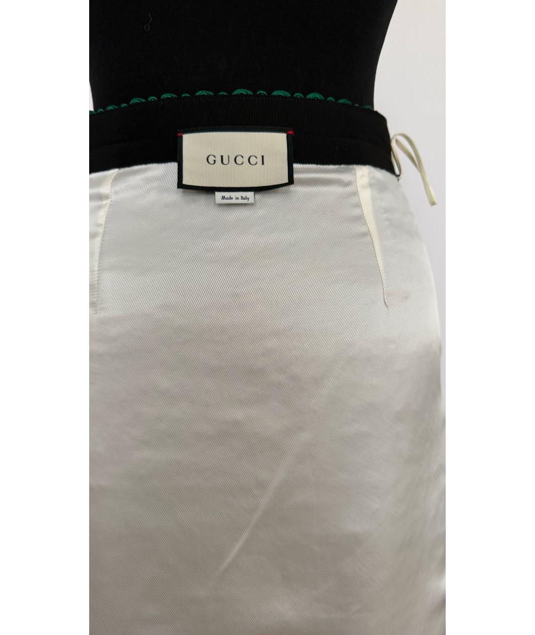 GUCCI Мульти шерстяная юбка мини, фото 3