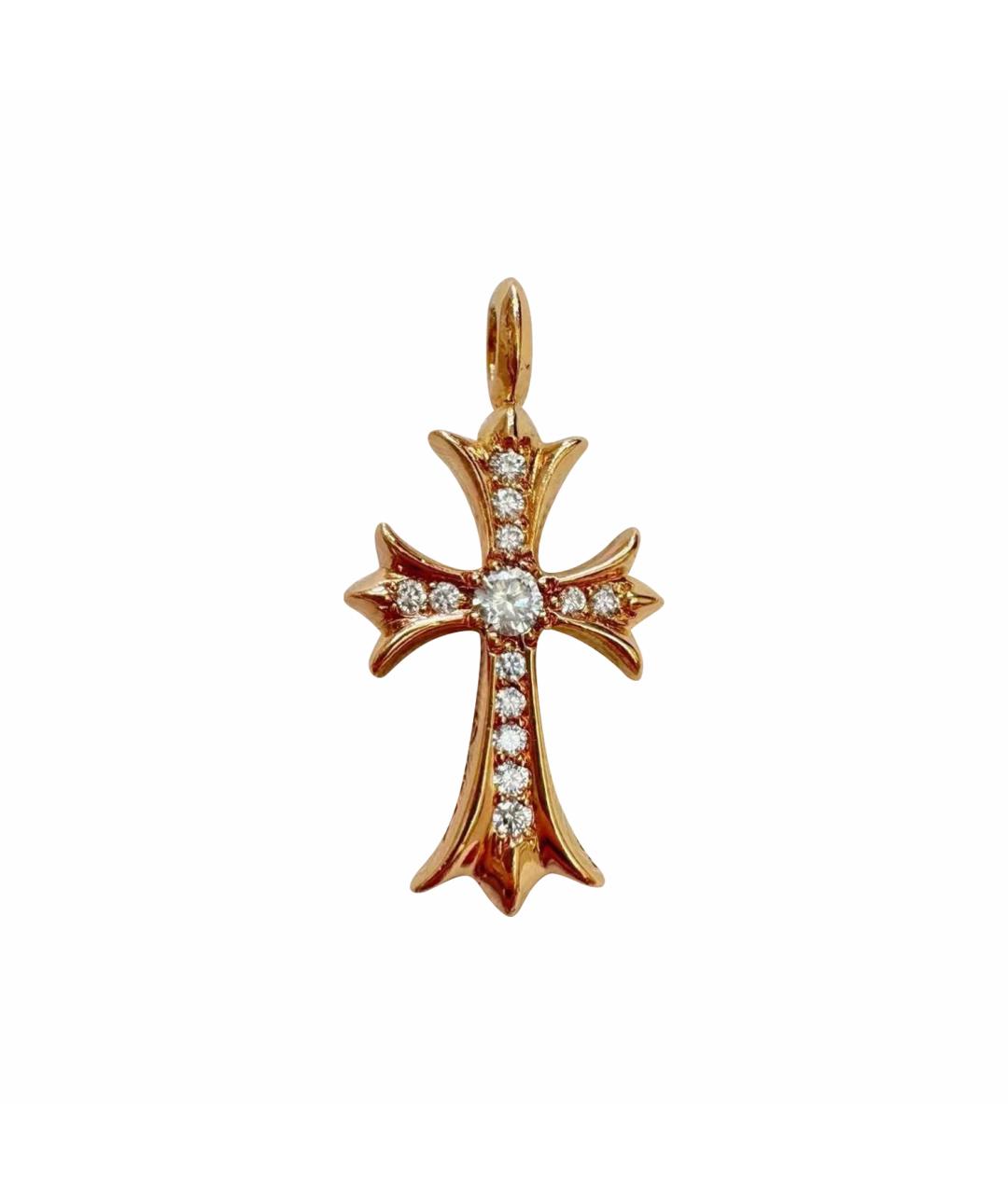 CHROME HEARTS Золотой кулон, фото 1