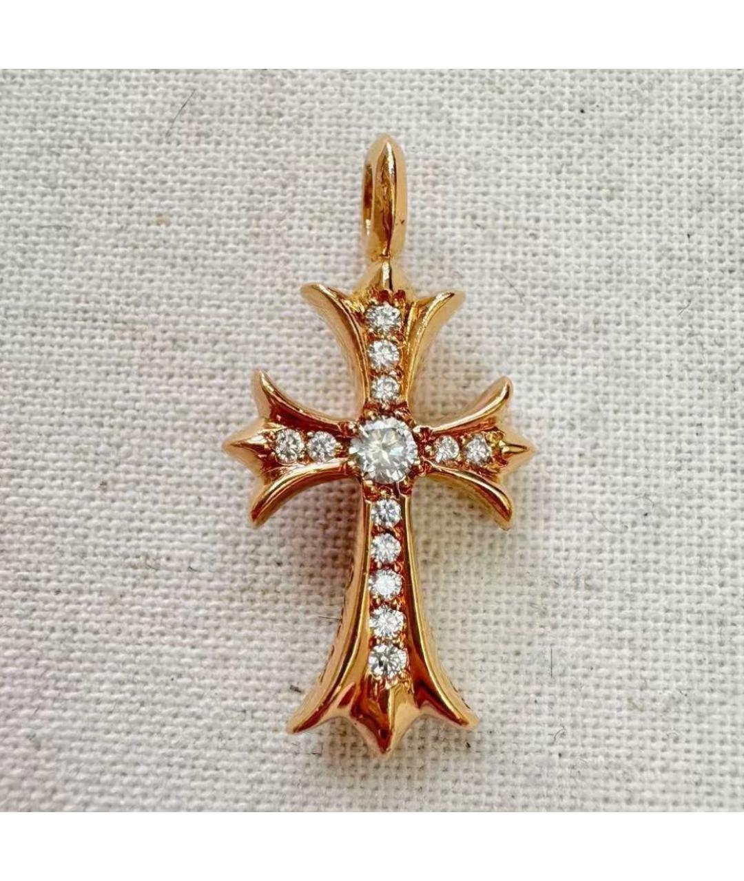 CHROME HEARTS Золотой кулон, фото 3