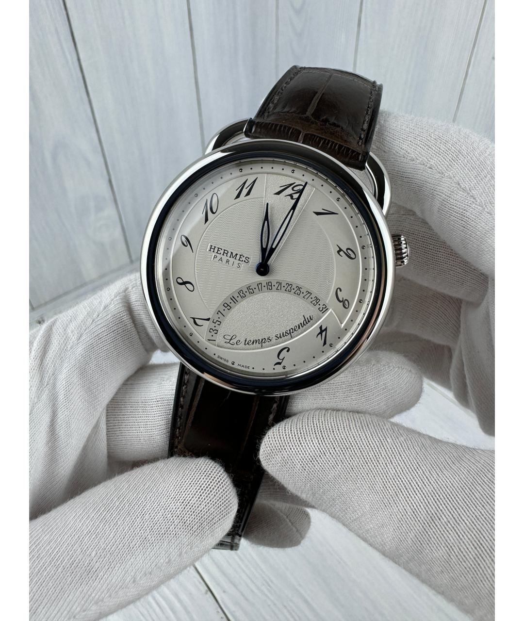 HERMES Белые часы, фото 2