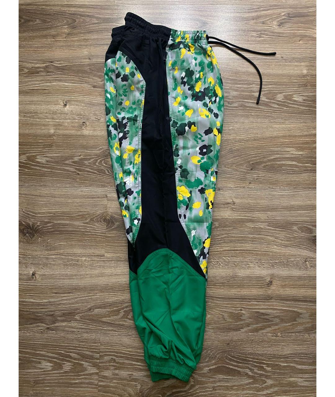 ADIDAS BY STELLA MCCARTNEY Зеленые полиэстеровые спортивные брюки и шорты, фото 7