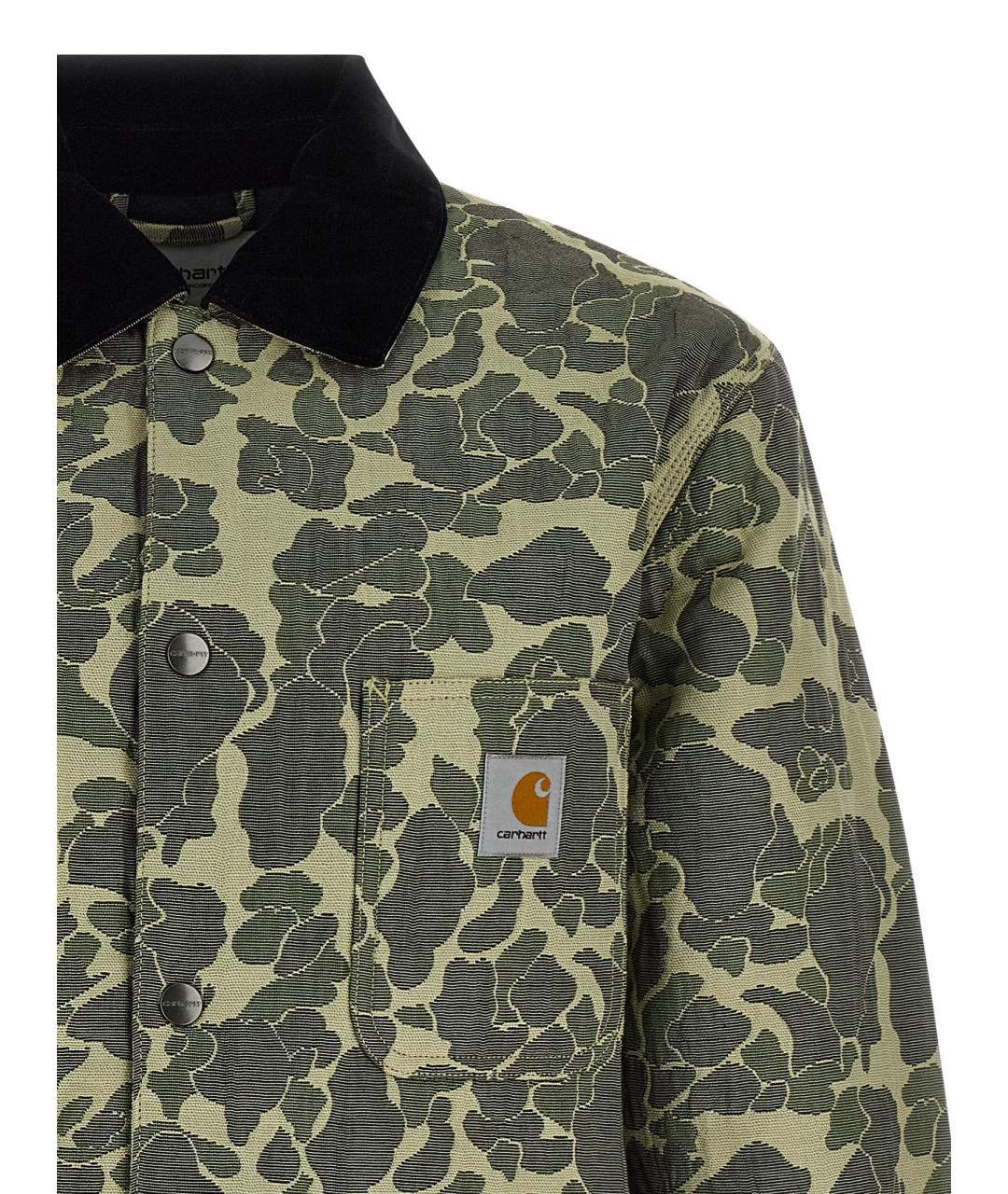 CARHARTT WIP Зеленая хлопковая куртка, фото 3