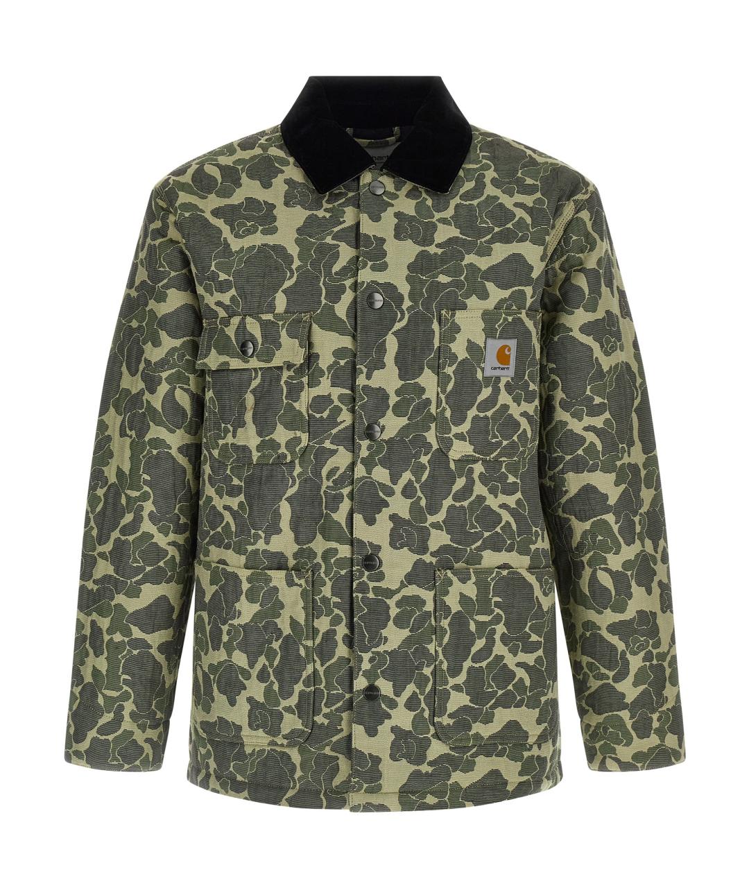 CARHARTT WIP Зеленая хлопковая куртка, фото 1