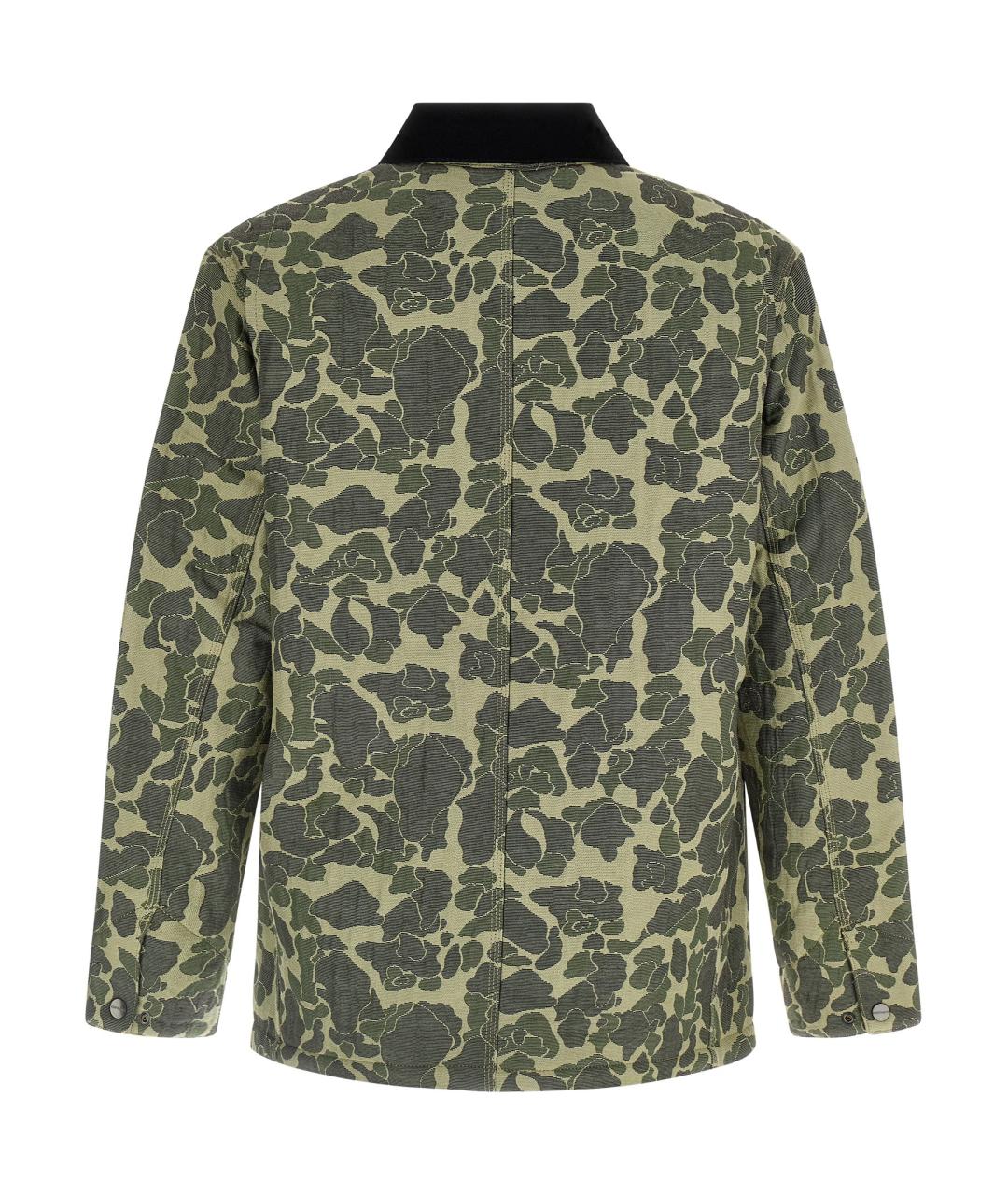 CARHARTT WIP Зеленая хлопковая куртка, фото 2