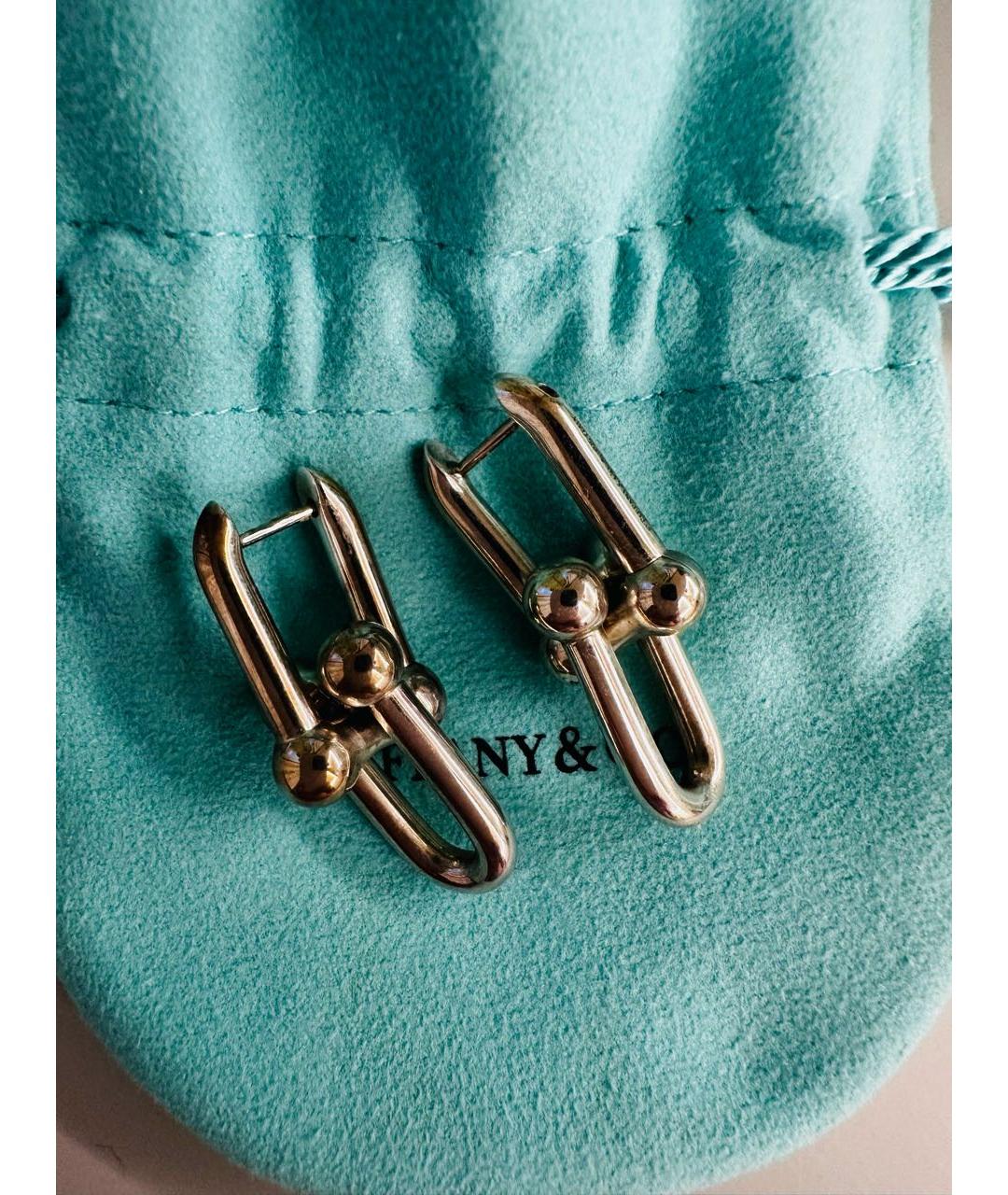 TIFFANY&CO Серебряные серебряные серьги, фото 2