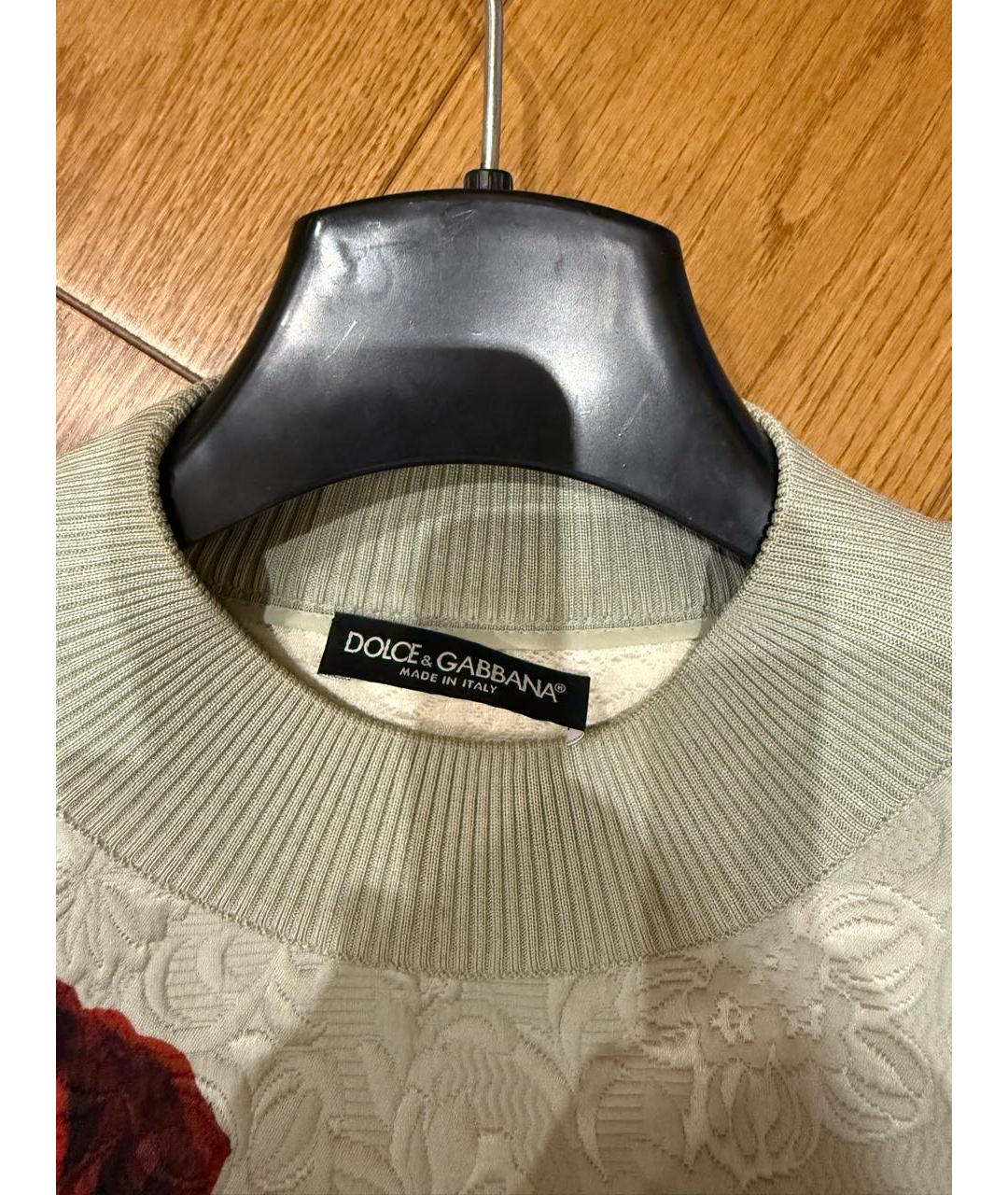 DOLCE&GABBANA Мульти хлопковый джемпер / свитер, фото 3