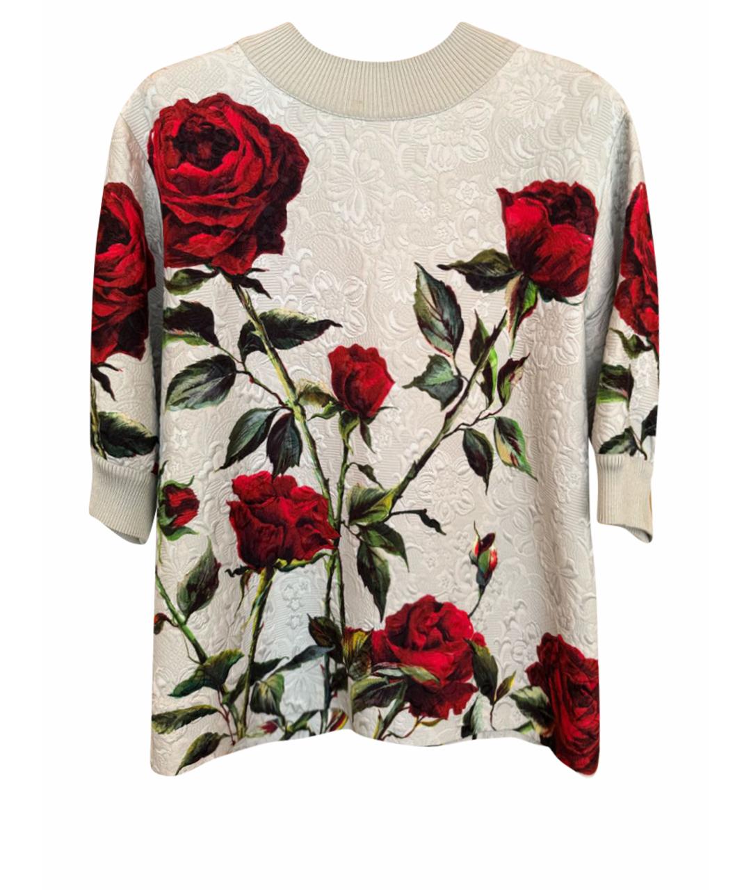 DOLCE&GABBANA Мульти хлопковый джемпер / свитер, фото 1