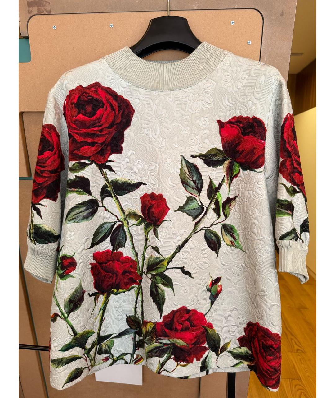 DOLCE&GABBANA Мульти хлопковый джемпер / свитер, фото 9