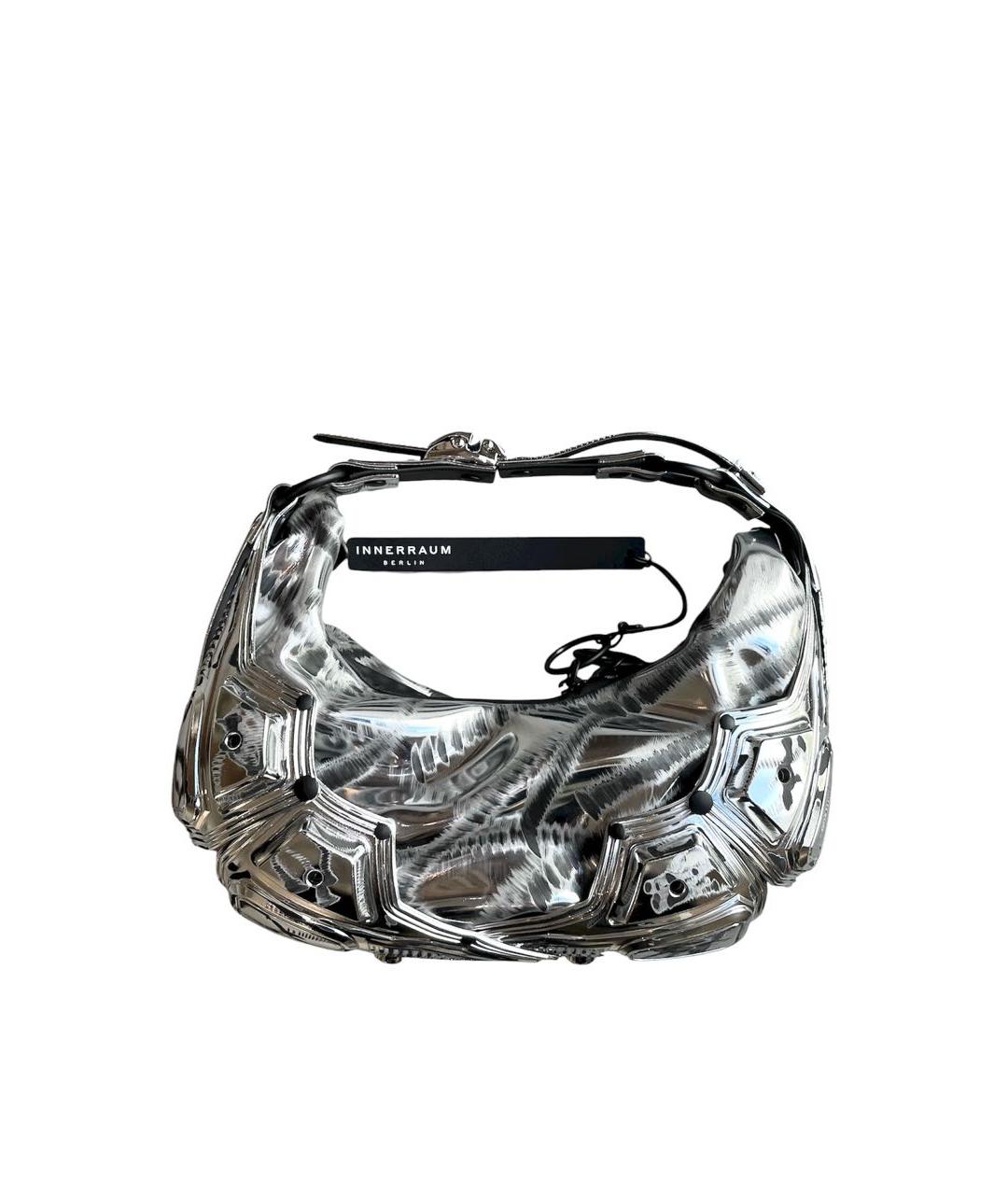 INNERRAUM Серебряная сумка с короткими ручками, фото 1