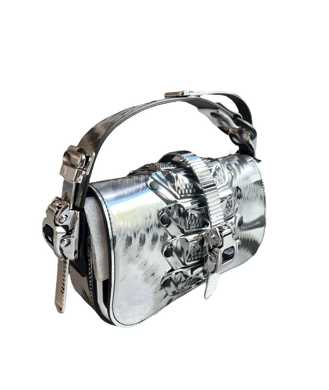INNERRAUM Серебряная сумка с короткими ручками, фото 2