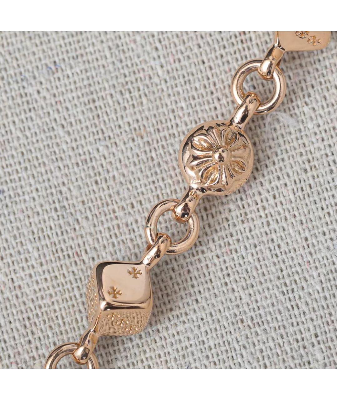 CHROME HEARTS Золотой браслет, фото 4